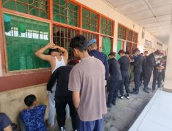 Menyambut Lebaran 2024, Lapas Labuhan Ruku Kanwil Kemenkumham Sumatera Utara Gelar Apel Siaga.