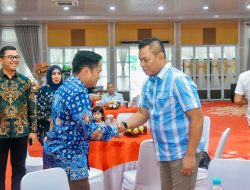 Hari ke-2 Idul Fitri, Pj. Bupati Batu Bara Hadiri Open House Gubsu.