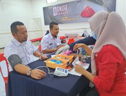 Peringati HBP Ke-60, Lapas Kelas IIA Labuhan Ruku Gelar Kegiatan Donor Darah