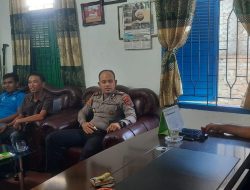 Kapolsek Medang Deras AKP Abdi Tansar SH MH.Giat cooling System di Desa Lalang..