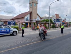 Ciptakan Ruang Publik Yang Aman Dan Nyaman Bagi Masyarakat Sat Lantas Polres Batu Bara Laksanakan Patroli Dan Pengamanan Di Gereja Dalam Kegiatan Ibadah Kebaktian Minggu.