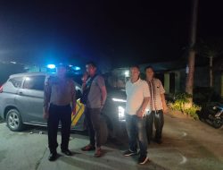 Personil Polsek Medang Deras, Patroli roda2 Antisipasi Terjadinya Kejahatan..