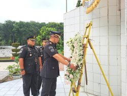 Peringati HBP ke – 60, Lapas Kelas IIA Labuhan Ruku Laksanakan Kegiatan Tabur Bunga