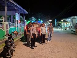 Kanit Reskrim Polsek Medang Deras, pimpin Patroli Antisipasi Terjadinya 3C..
