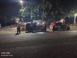 Personil Polsek Indrapura,,Giat antisipasi Balap Liar..