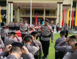 Kapolda Sulut Tutup Tradisi Pembaretan Bintara Remaja Polri Angkatan 50