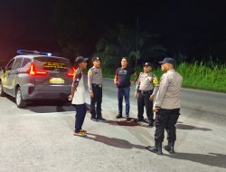 Personil Polsek Indrapura, Mengantisipasi Begal dan Tawuran.