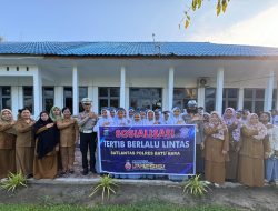 Kapolres Batu Bara AKBP Taufik Hidayat Thayeb SH SIK melalui Kasat Lantas,Police Goes To School di SMKN 1 Air Putih..