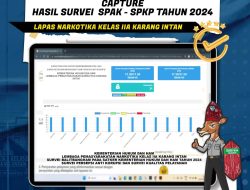 Lapas Narkotika Karang Intan Gambarkan Hasil MemuaskanSurvei SPAK – SPKP April 2024.