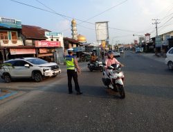Kasat Lantas Polres Batu Bara, AKP HW Siahaan SH ” Giat Pengaturan Lalulintas…