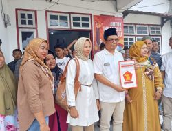 Warga Giring H.Zulkarnain,S.KM, M.Kes, Kekantor DPC Gerindra Untuk Mendaptarkan calon Bupati Batu Bara.Priode 2024/2029/