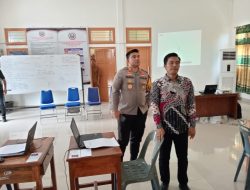 Kapolres Batu Bara AKBP Taufik Hidayat Thayeb SH SIK melalui Kapolsek Indrapura Giat Pengecekan dan Monitoring Ujian CAT.