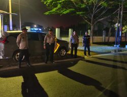 Antisipasi Terhadap terjadinya balap liar, Polsek Indrapura Patroli..