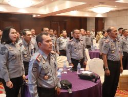 Lapas Labuhan Ruku Kanwil Kemenkumham Sumatera Utara Ikuti Rapat kerja Teknis Pemasyarakatan Tahun 2024.