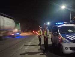 Polsek Indrapura Polres Batubara Patroli Malam Senin memberikan Kenyamanan Masyarakat