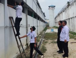 Pelaksanaan Deteksi Dalam Rangka Pencegahan Gangguan Untuk Keamanan Di Kawasan Lapas Kelas IIA.