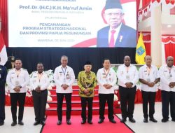 Wamendagri Dampingi Wapres Ma’ruf Amin Canangkan Program Strategis Nasional dan Provinsi Papua Pegunungan,