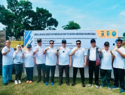 Pemkab Dan Polres Batu Bara Ikrar, Ribuan Masyarakat Batu Bara Ikuti Gebyar Batu Bara Bersih Dari Narkoba.