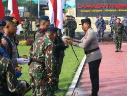 Polda Sulut Gelar Upacara Penyerahan Air Suci Tanah Nyiur Melambai, ini Maknanya.