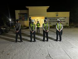Kasat Lantas Polres Batu Bara Giat Patroli Blue Light Di Jalinsum Medan Kisaran.