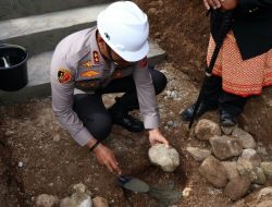 Kapolda Letakkan Batu Pertama Pembangunan Mako Polres Kotamobagu.