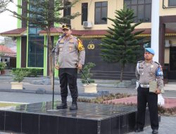 Kapolres Batu Bara Berikan Arahan Dan Penekanan Kepada Anggota Tindak Tegas Peredaran Narkoba Judi dan Geng Motor.