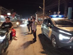 Patroli Malam Antisipasi Kamtibmas,Giat Polsek Indrapura..