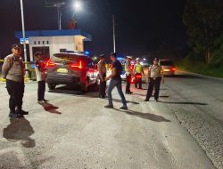 Patroli Gangguan Kamtibmas Polsek Indrapura , Cegah Aksi Kenakalan Remaja di Wilayahnya.