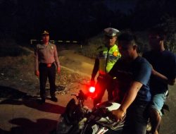 Kasatlantas Polres Batu Bara AKP HW Siahaan SH “Giat Patroli Antisipasi Terjadinya Balapan Liar..