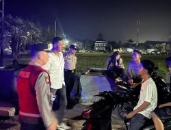 Pelaksanaan Patroli Rutin Polsek Indrapura, Cegah Gangguan Kamtibmas dengan sasaran Balap Liar, Begal, Tawuran.