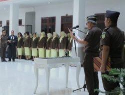 Pejabat Yang Dilantik Di Kajati Sumut Di Antara Nya Kajari Batu Bara,Yang Dimutasi Jaksa Agung.Wakajati Riau.Dan