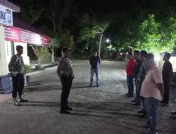 Kapolres Batu Bara, Kapolsek Labuhan Ruku AKP Riswanto,SH Pimpin Apel Di Depan Mako Polsek Labuhan Ruku.