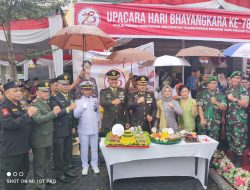 Polres Batu Bara Gelar Apel HUT Bhayangkara Ke-78.di  Lapangan Mako Polres Batu Bara.