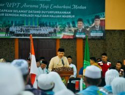 Disambut Dengan Kebahagian Oleh Pj Bupati Batu Bara Saat Pulang Nya Jemaah Haji Asal Batu Bara.