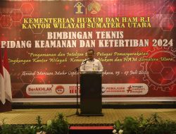 Wujudkan Profesionalisme dalam Penyelenggaraan Tugas, Lapas Labuhan Ruku Ikuti Bimtek Keamanan dan Ketertiban Tahun 2024.