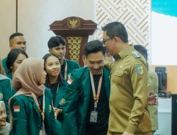 Pj. Bupati Heri Menyambut Mahasiswa/i PKL Fisipol USU di Batu Bara.