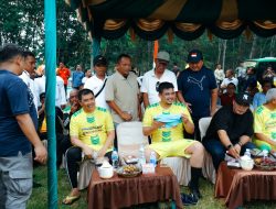 Semarakkan HUT Ke – 16 Labura, Pj. Heri Ikut Serta Dalam Pertandingan Persahabatan.
