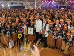 Tutup Puncak Hari Anak Nasional 2024, Sebanyak 2.600 Anak Menari Kolosal Berhasil Cetak Rekor MURI.