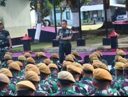 Pangdam kunjungi satuan untuk Bangkitkan Moril dan Semangat Prajurit.