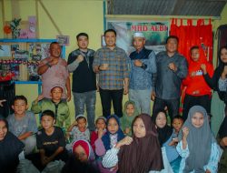 Dengan Bahagia Nya Para Anak Yatim Desa Bandar Rahmat Bisa Bermalam Minggu Bersama PJ Bupati Batu Bara.