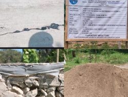 Pembagunan JUT Desa Sindangbarang Kecamatan Karangpucung diduga Asal-asalan.