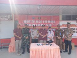 Rutan Prabumulih Laksanakan Razia Gabungan Dan Tes Urine Dalam Rangka P4GN Bersama TNI, POLRI dan BNNK Prabumulih