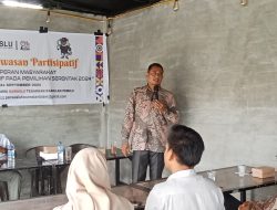 Panwascam Talawi Gelar Sosialisasi Pengawasan Partisipatif pada Pemilihan Serentak Tahun 2024.
