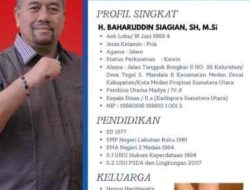 Bacabup Bahagia, Sosok Tokoh Sumatera Utara Putra Daerah Mengabdi Untuk Batu Bara