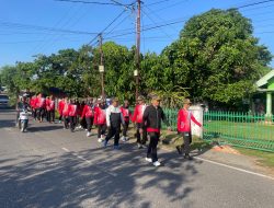 Rutan Prabumulih Melaksanakan Kegiatan Jalan Santai Bersama Pegawai