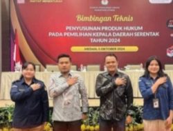 Komisioner KPU Batu Bara Mengikuti Bintek Di Visi Hukum Dan Pengawasan Pilkada 2024 Di Provinsi