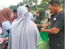 Meringankan Beban Warga, Tim Bahagia Calon Bupati No,2 Gelar Pasar Murah