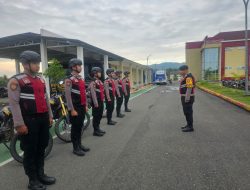 Sat Samapta Polres Morowali Lancarkan Arus Lalu Lintas dan Tingkatkan Keselamatan Pengguna Jalan di Kota Bungku