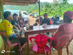 Babinsa Koramil 1311-03/Petasia Gelar Silaturahmi Bersama Warga Desa Keuno Kabupaten Morowali Utara.