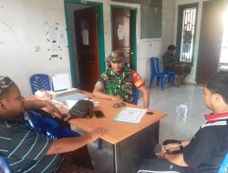 Babinsa Koramil 1311-02/Bungku Selatan Silaturahmi dengan Warga Desa Lalampu Kabupaten Morowali